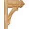 Ekena Millwork Imperial Arts & Crafts Rough Sawn Outlooker, Western Red Cedar, 6"W x 12"D x 16"H OUT06X12X16IMP03RWR - alternate 4